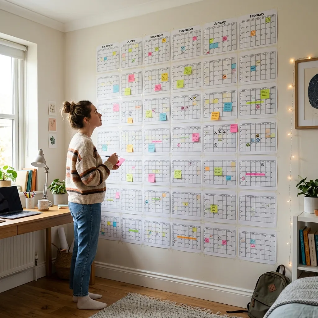 Planner Semestral de Parede